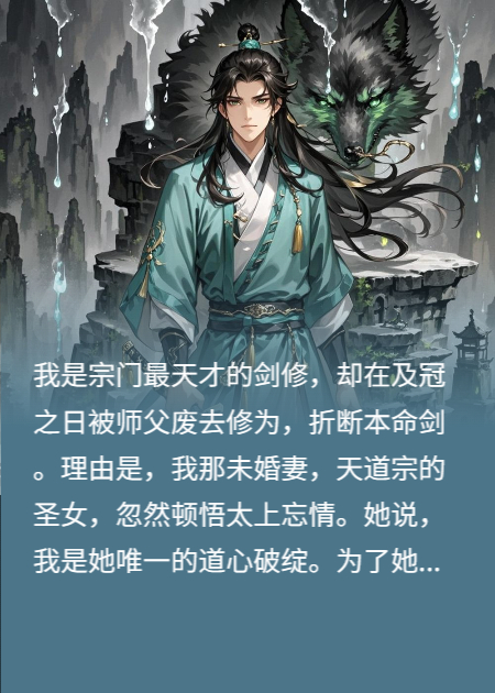 废我修为断我剑，却不知我以天地为剑鞘