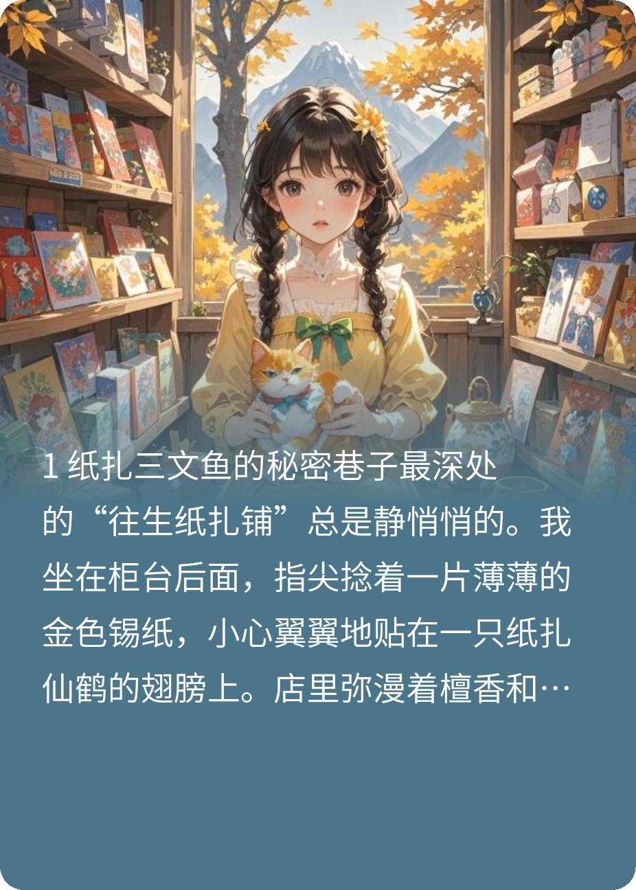纸扎铺的猫与梦
