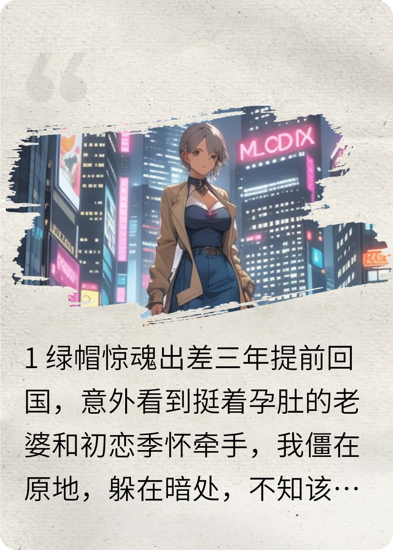 出国三年老婆有了孕肚