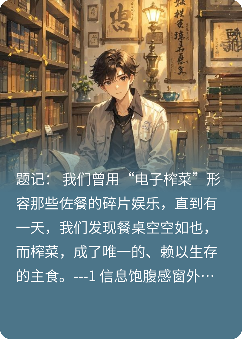 当“电子榨菜”变成了我的主食