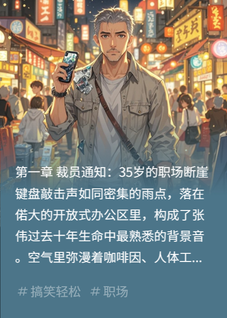《夜市之光：一个中年程序员的摆摊逆袭》