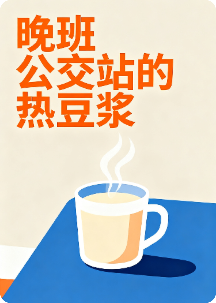 晚班公交站的热豆浆