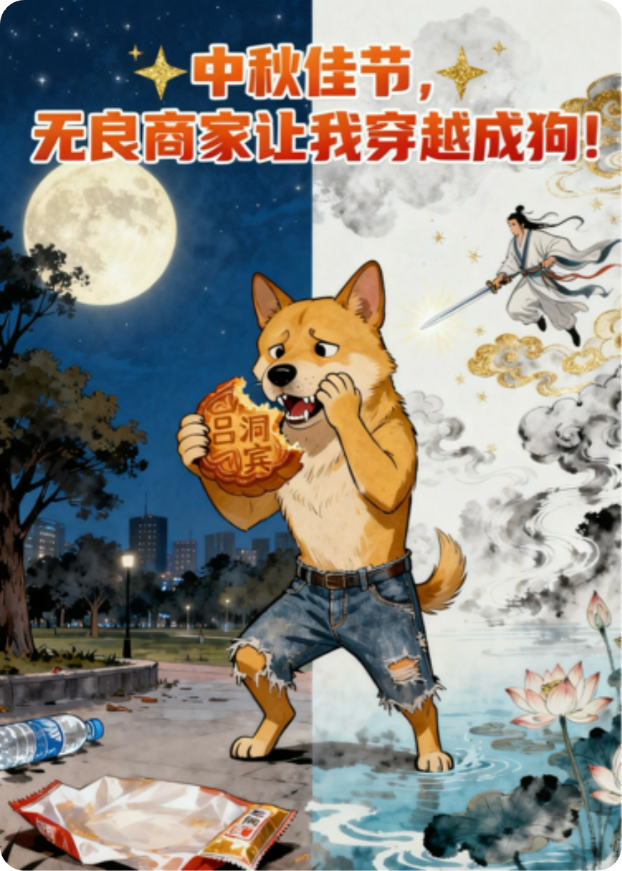 中秋佳节，无良商家让我穿越成狗！