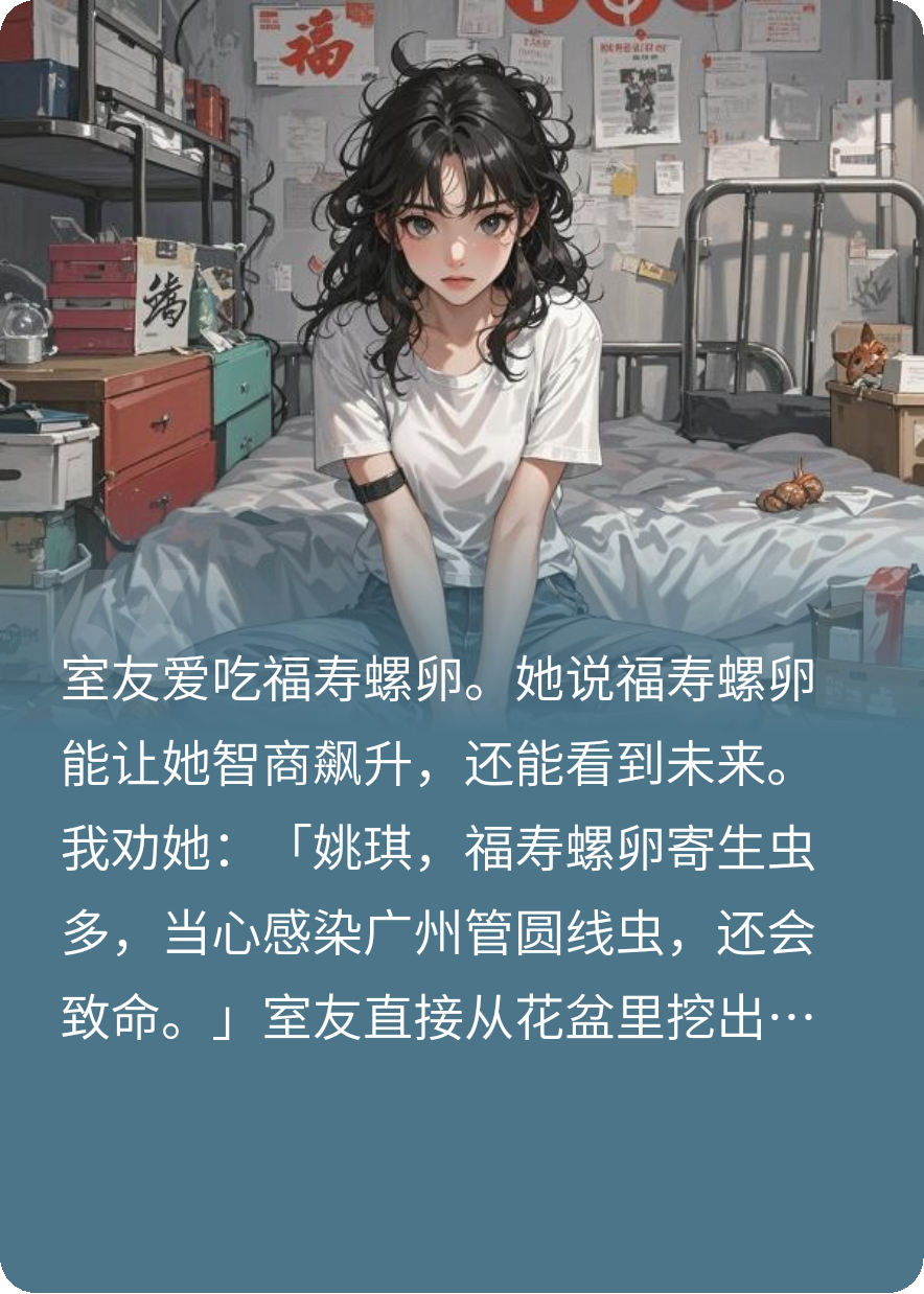 室友爱吃福寿螺卵