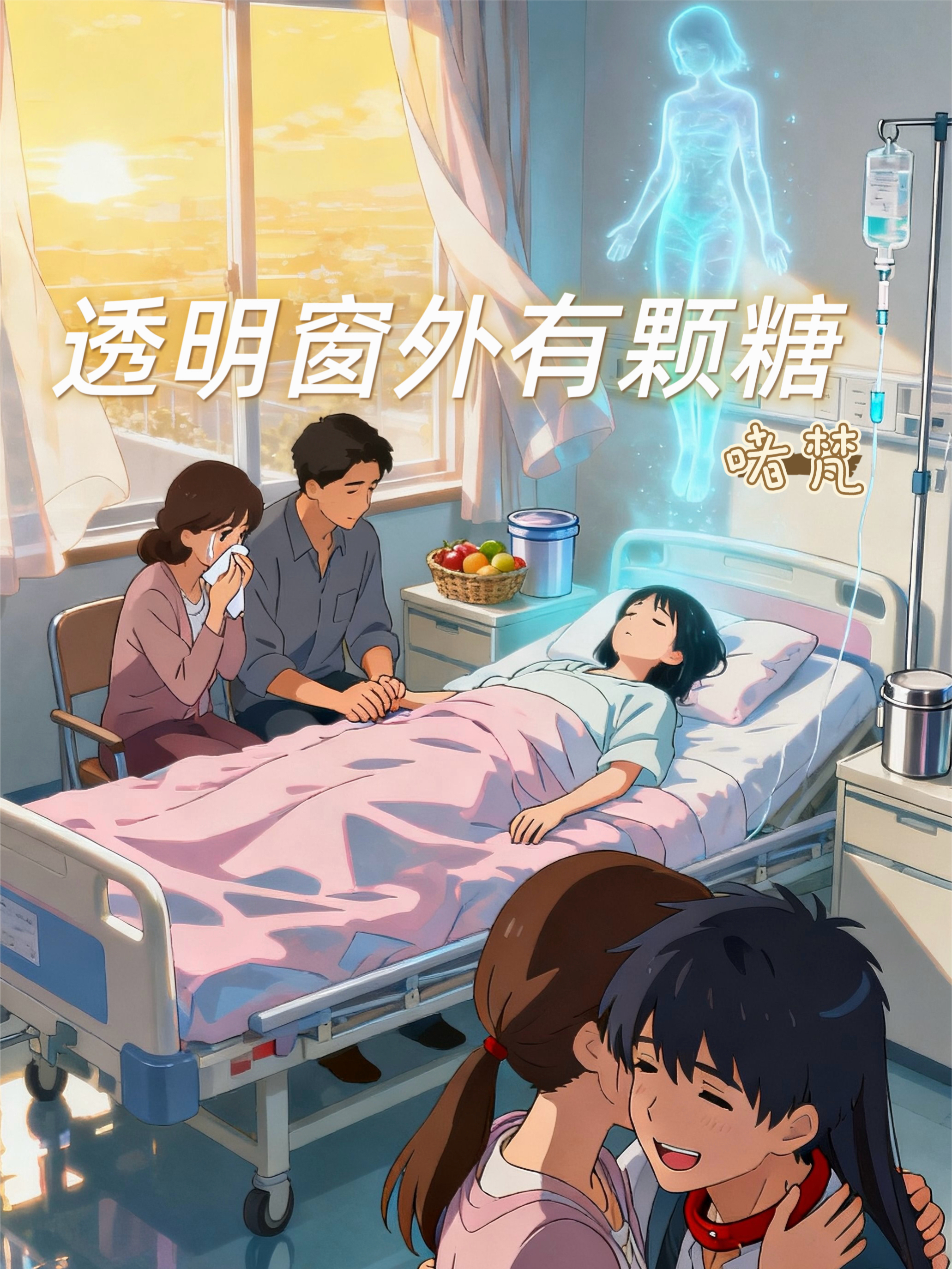 透明窗外有颗糖
