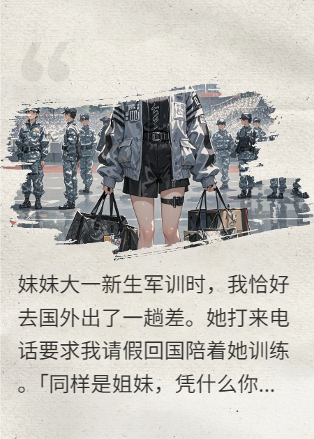 奇葩妹妹新生军训非要我请假去学校陪她