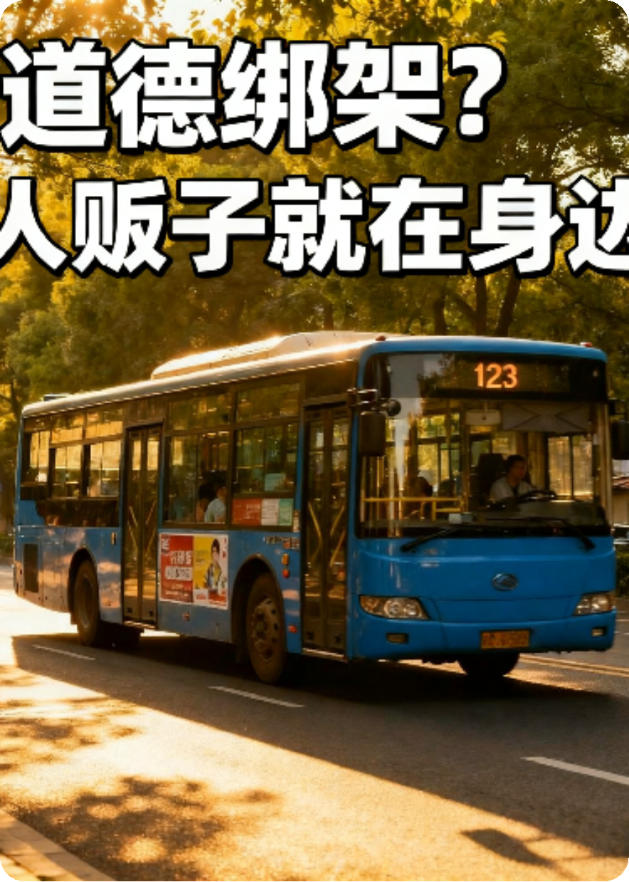 道德绑架？人贩子就在身边！
