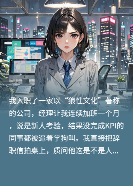 我入职的公司让我连续加班一个月，同事都被逼着学狗叫