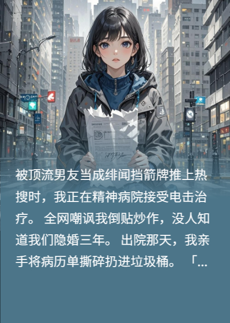 顶流拿我挡枪后，我让他身败名裂