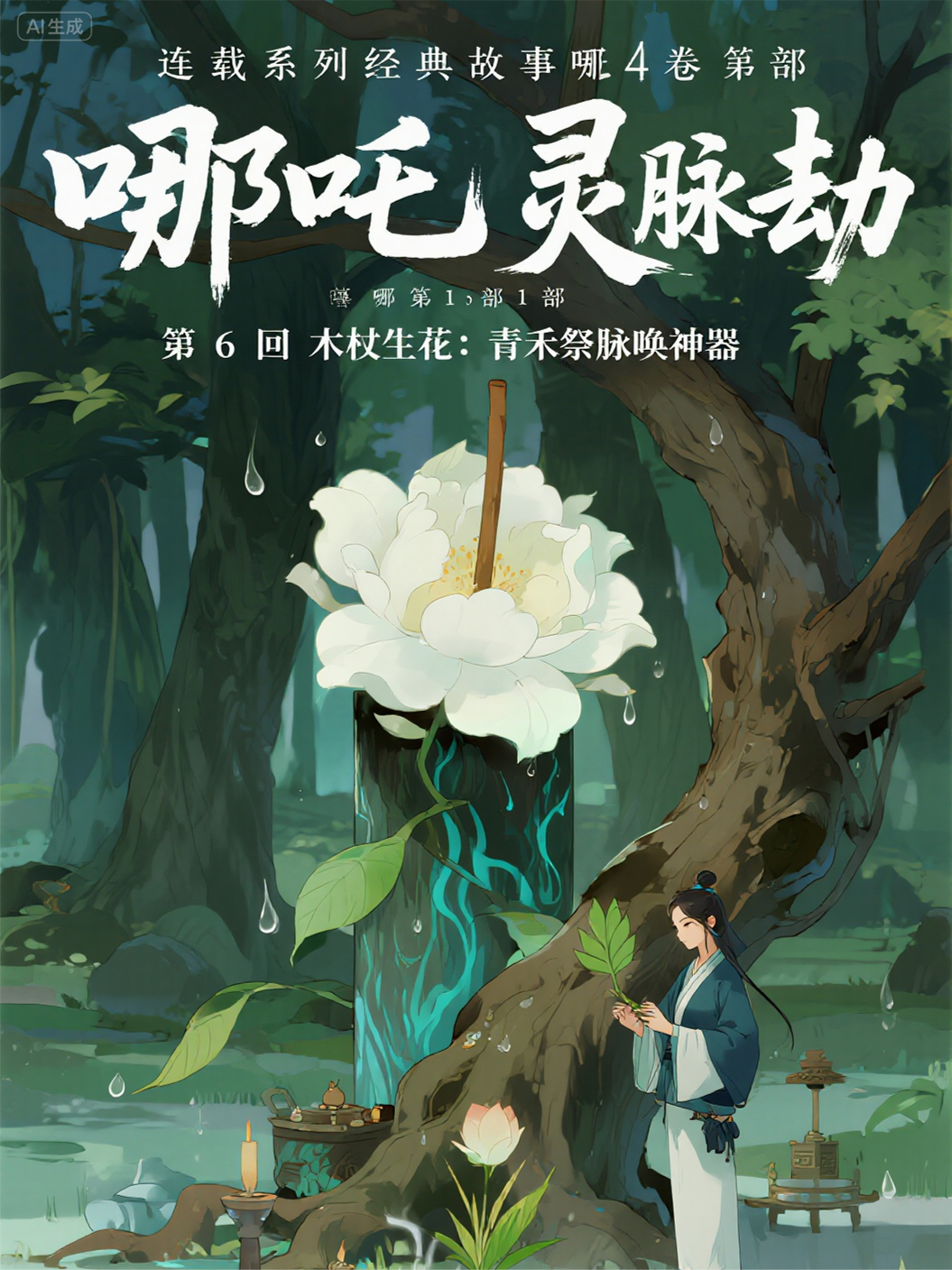 哪吒4卷第15部灵脉劫第6回木杖生花：青禾祭脉唤神器