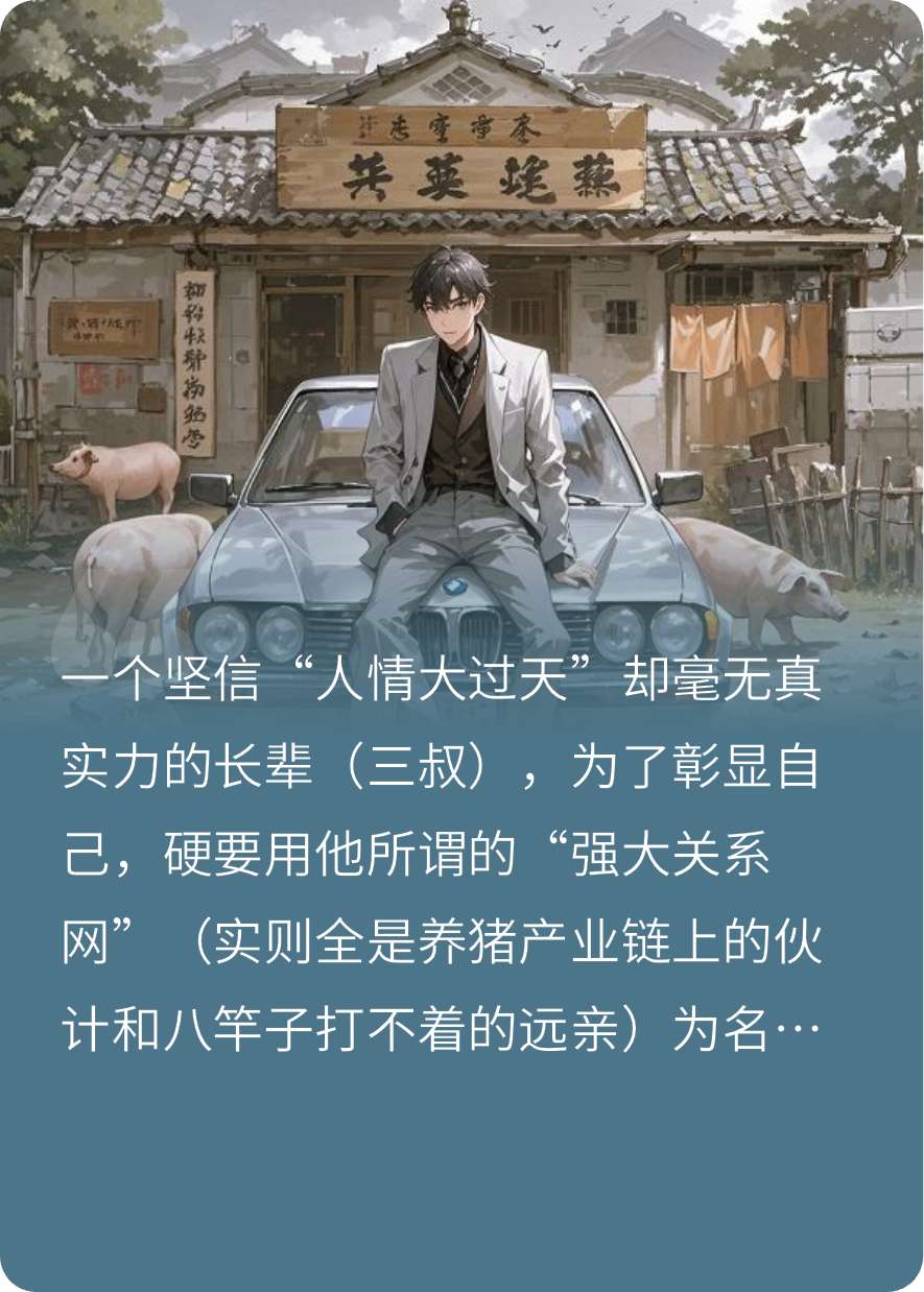 我那人脉战神的三叔，差点用他养猪人脉断送我的入职路