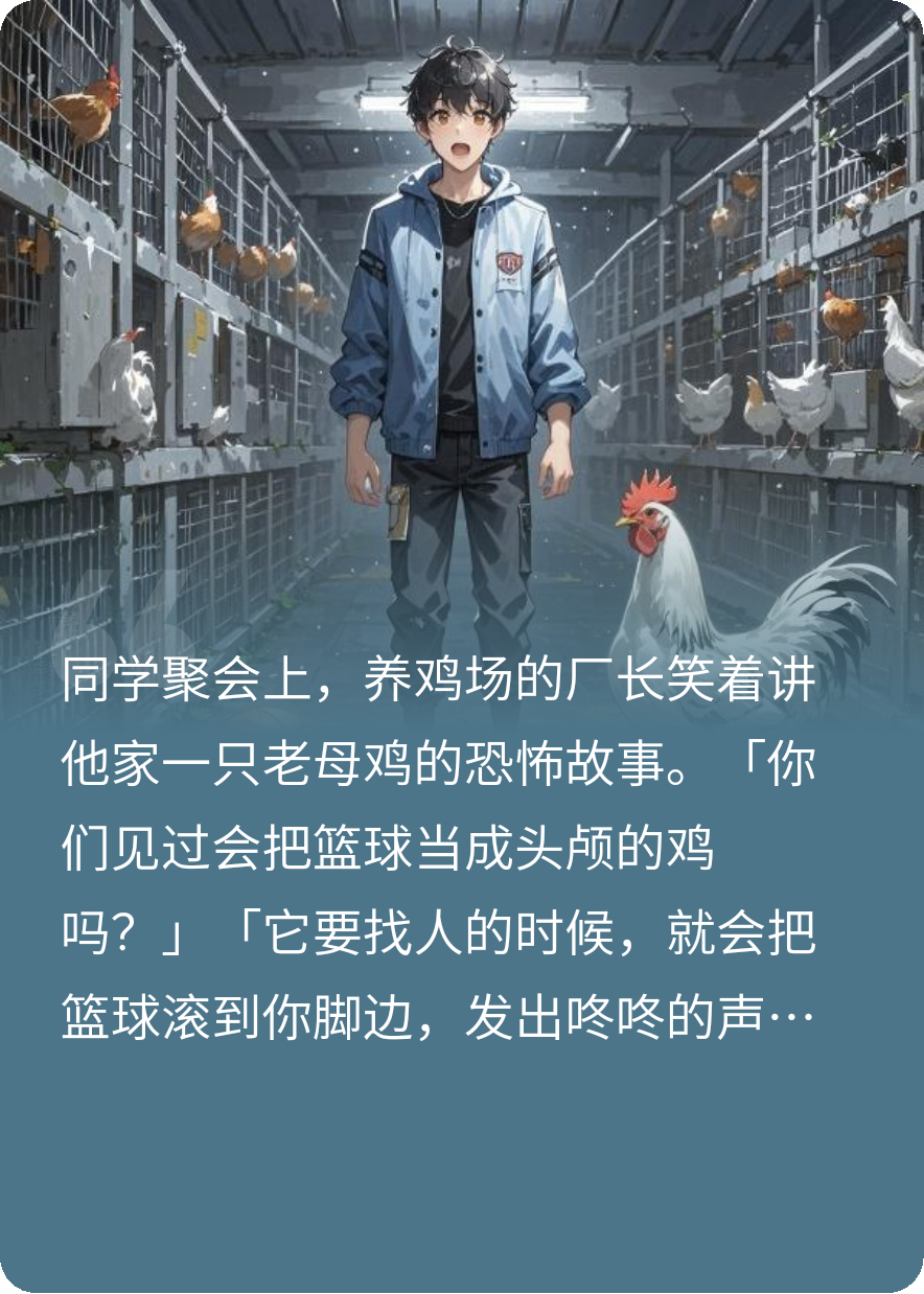 篮球头的鸡