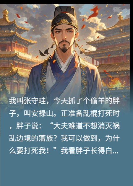 我居然魂穿成了乱臣贼子安禄山