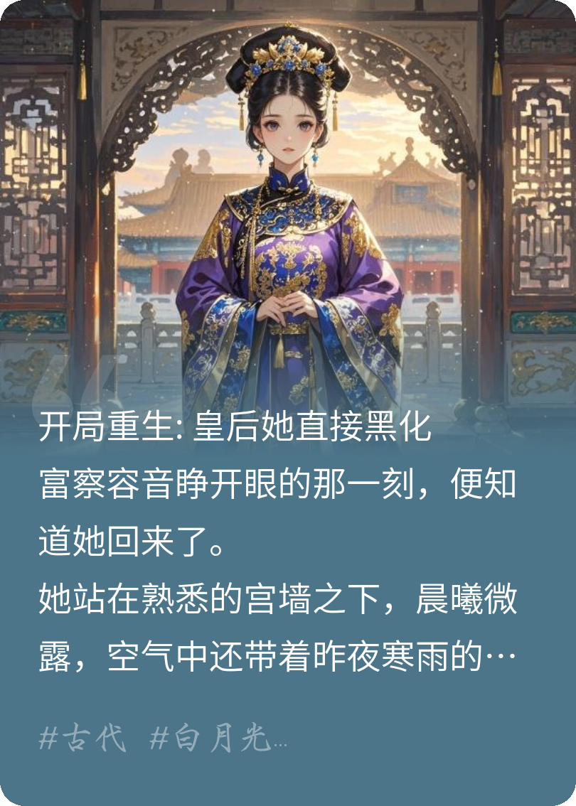 开局重生:皇后她直接黑化