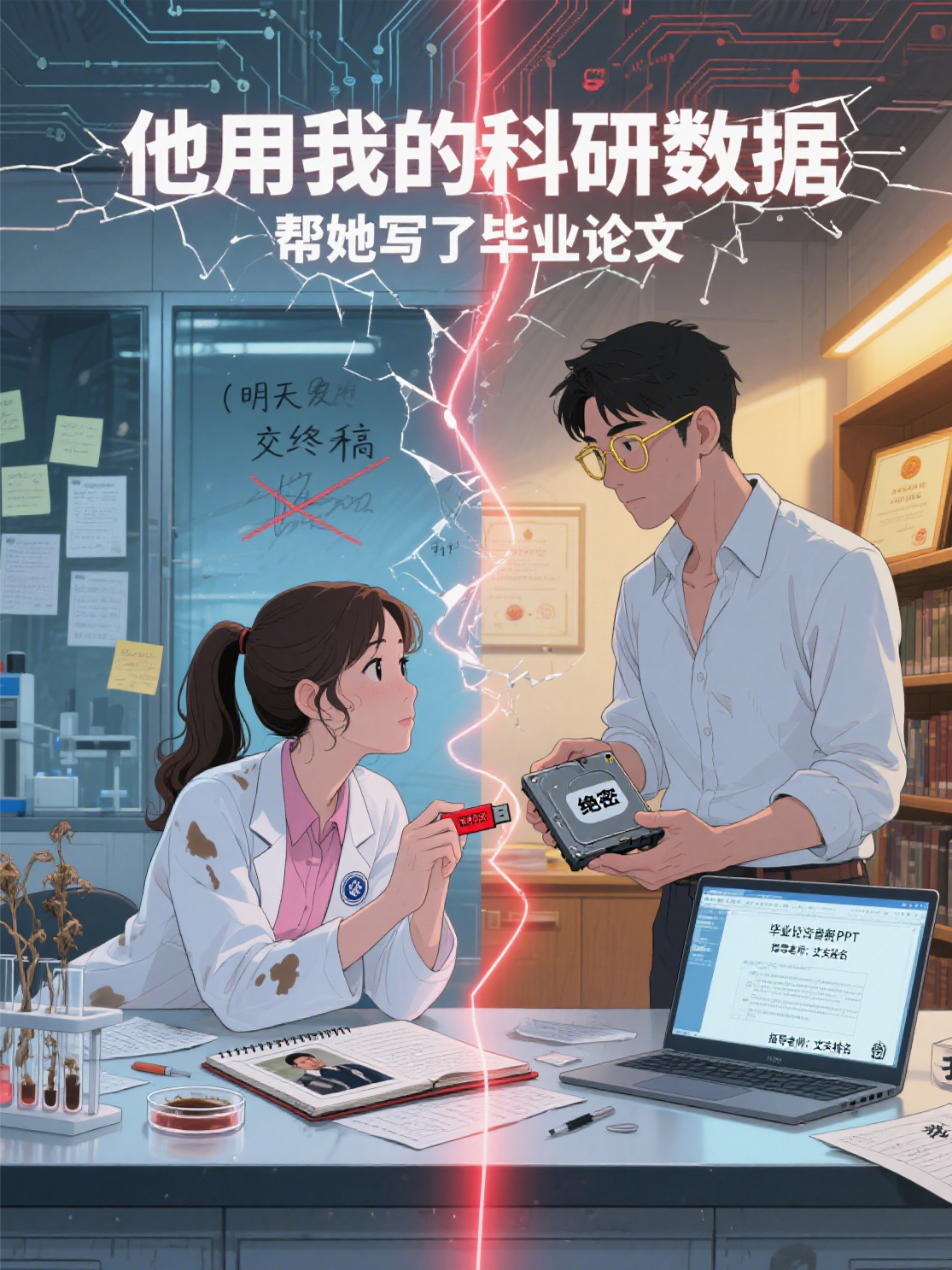 他用我的科研数据帮她写了毕业论文