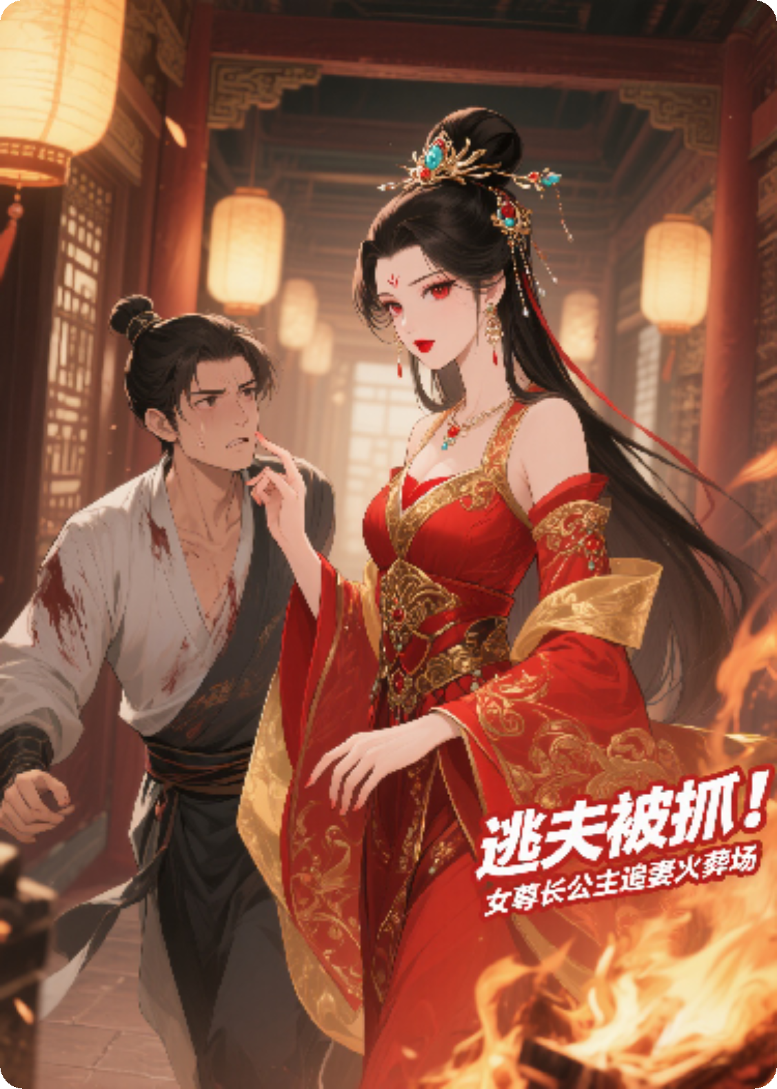 逃夫被抓！女尊长公主追妻火葬场