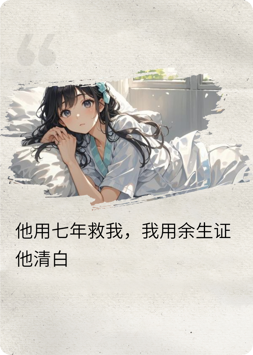 他用七年时间救我，我用余生证他清白