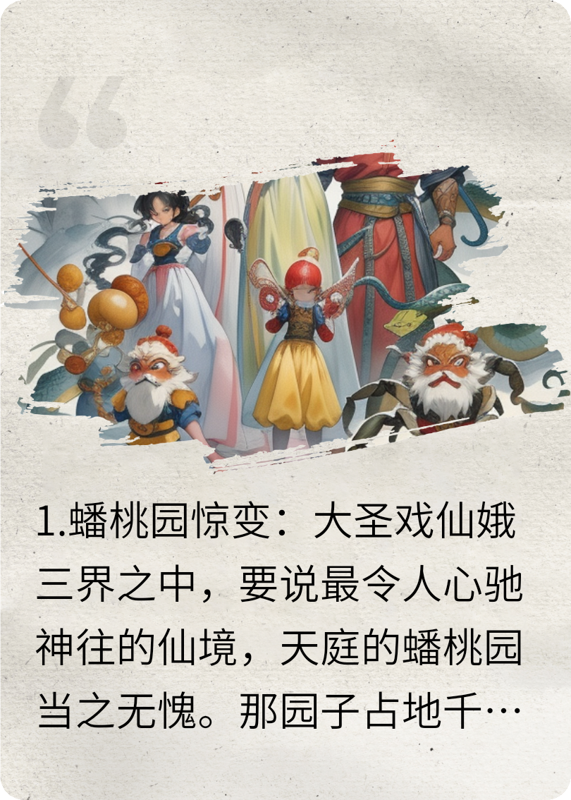 跨界奇谭：从蟠桃乱局到西方童话