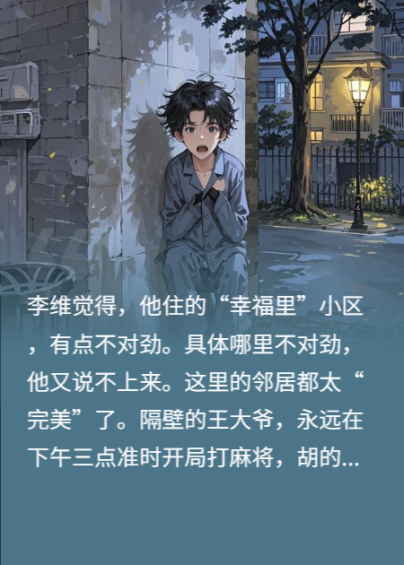 救命！我的小区在cosplay人类