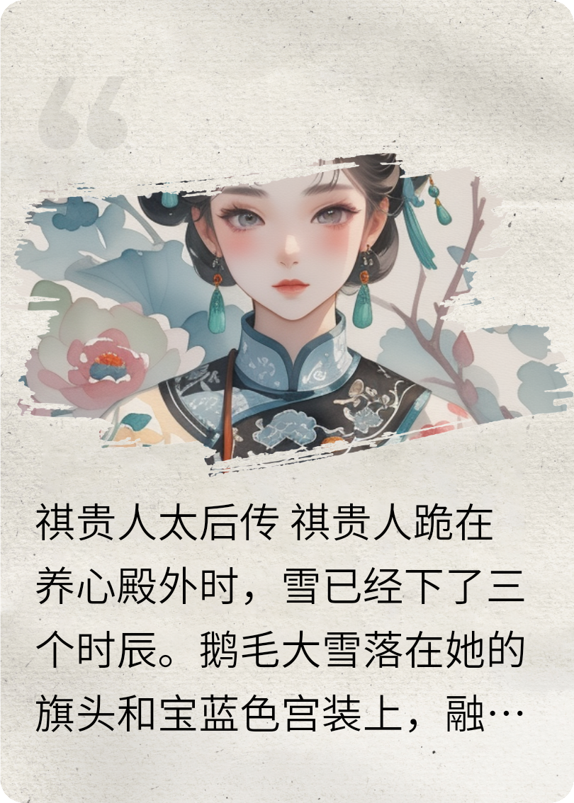 祺贵人后传