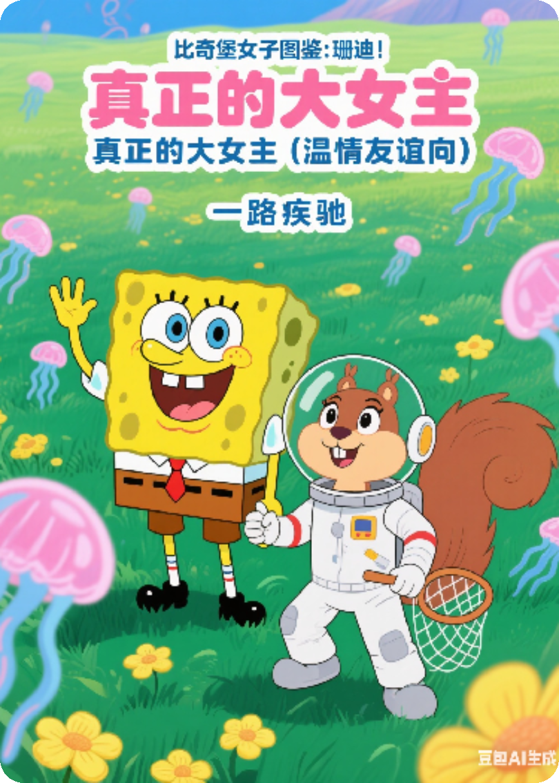 比奇堡女子图鉴：珊迪！真正的大女主（温情友谊向）