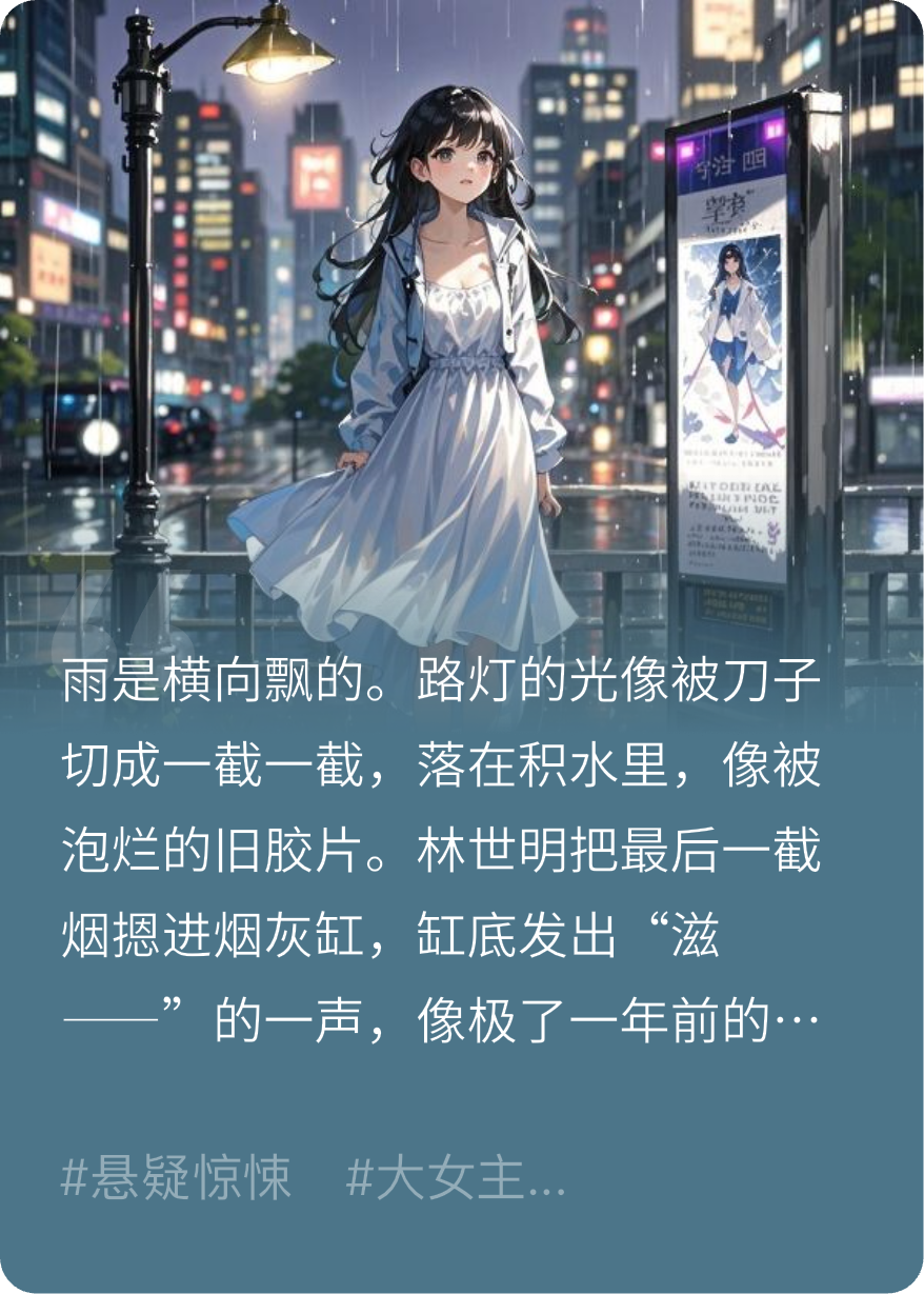 她没上车