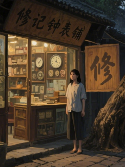 老钟表铺里的时光针脚