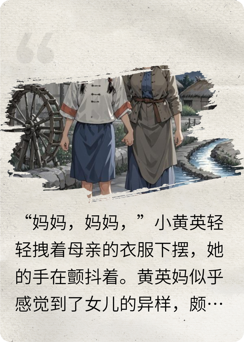 惨白月光下，一个没有嘴巴的女人，正无声伫立着