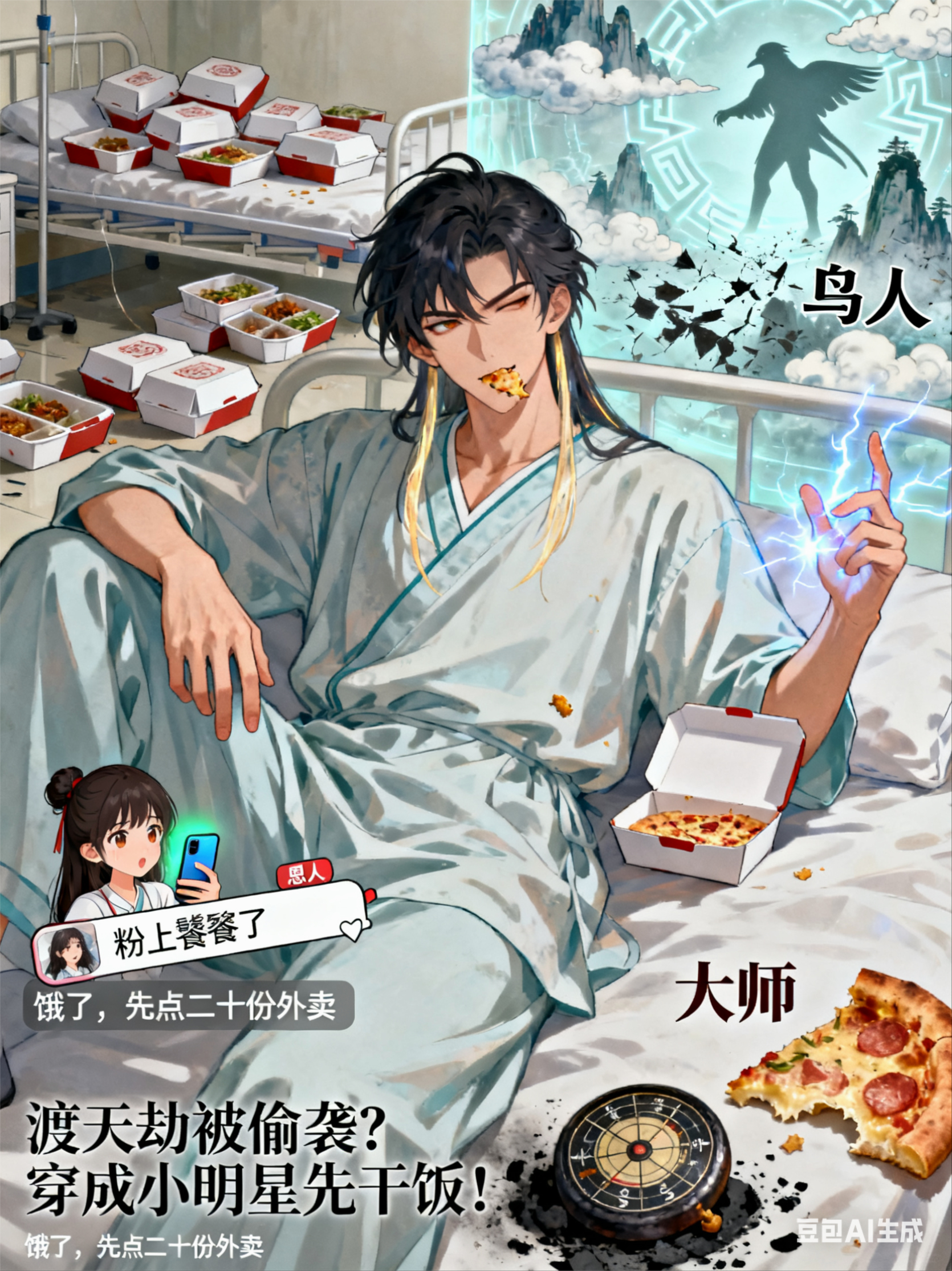 渡劫失败后，被迫在娱乐圈当小透明要饭