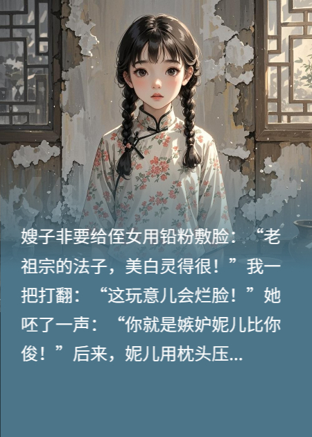 嫂子非要给侄女用铅粉敷脸