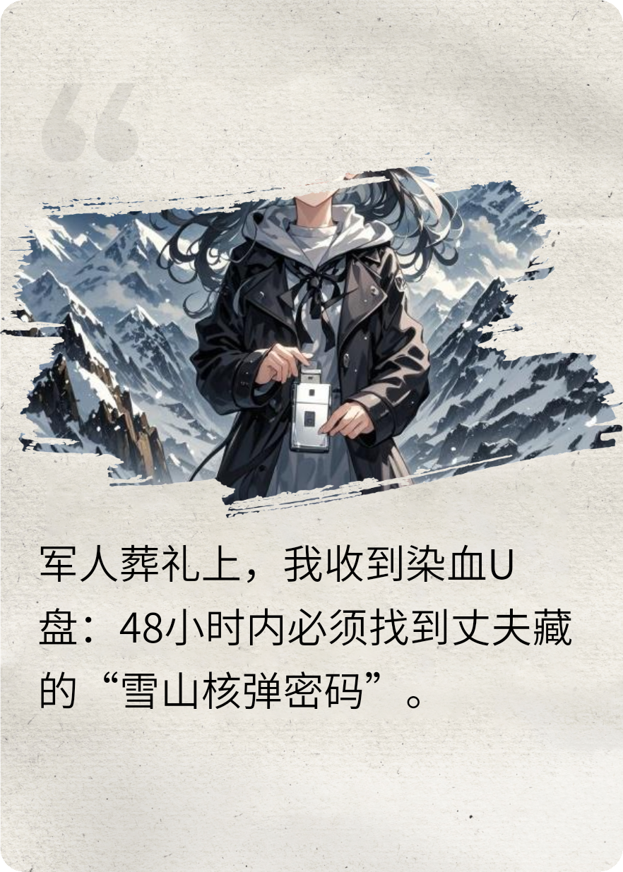 冥婚当天，我收到了烈士老公的染血U盘