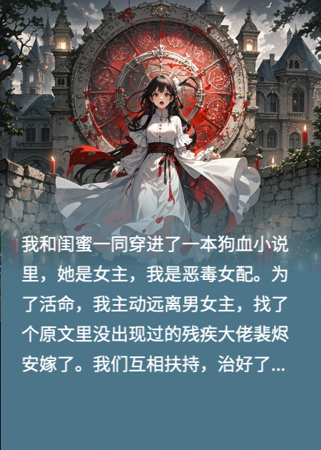 穿书后我嫁的反派，要灭世复活我