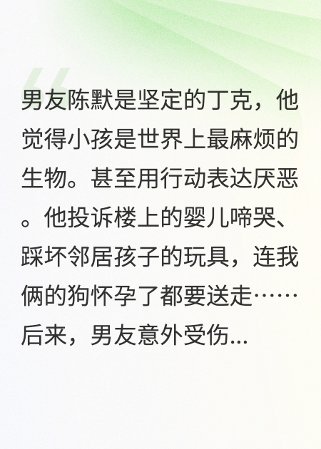 男友失忆：从丁克到孕夫