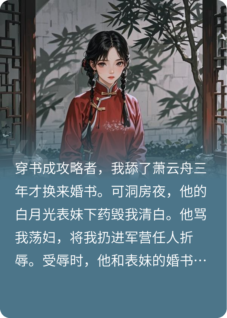 攻略失败后，我让渣男身败名裂