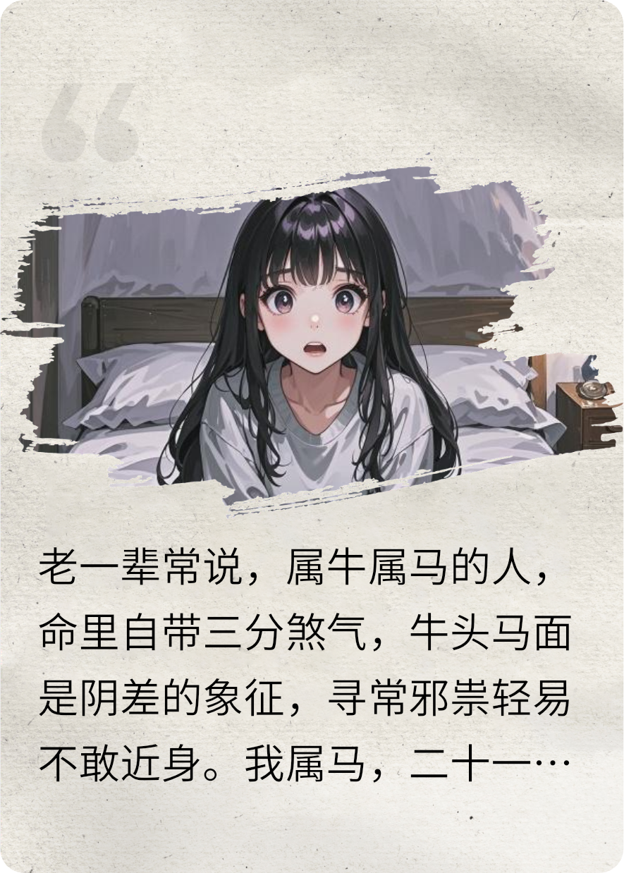 人生第一次撞邪，还是替男朋友挡劫