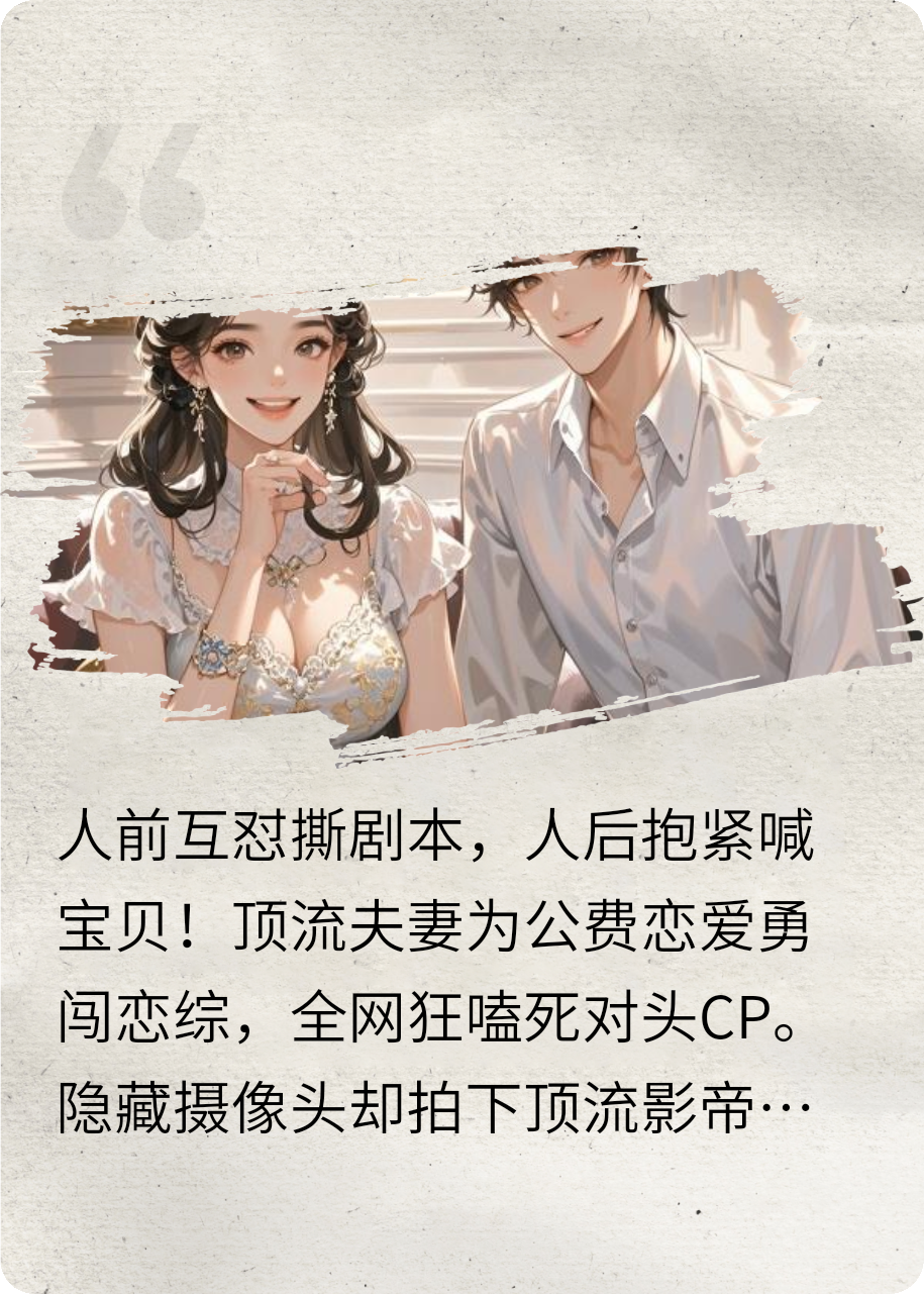 和顶流老公上恋综，人前冤家人后热吻