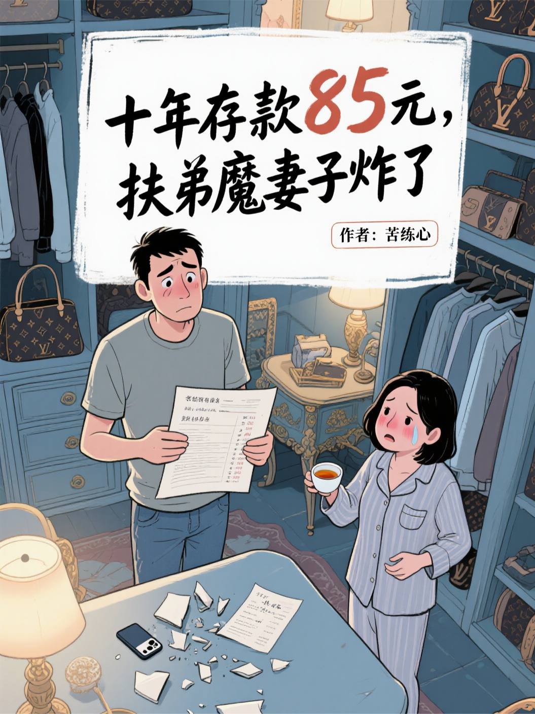 月薪两万十年存款85，真相在年夜饭炸开
