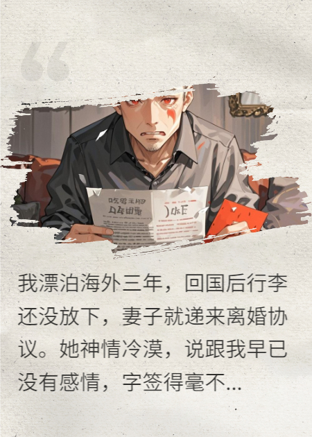 回国被离婚，前妻竟嫁给了三叔！