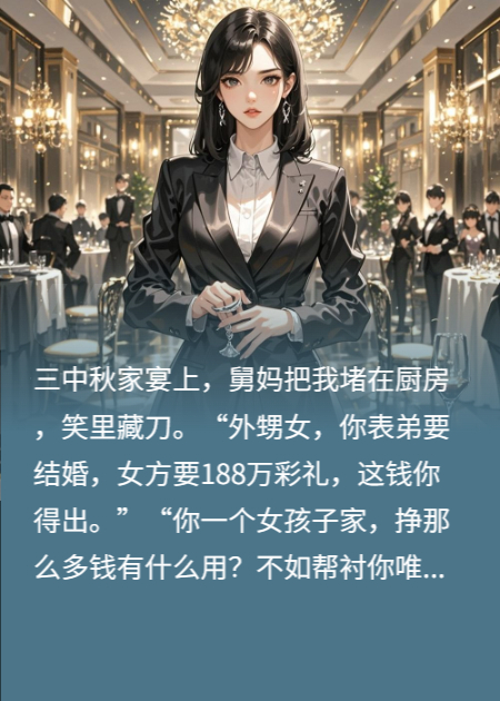 舅妈要我出188万彩礼，我亲手送表弟吃牢饭