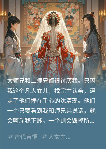 万人嫌的小师妹转身嫁人后，师兄们悔疯了