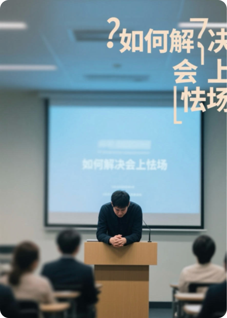 如何解决会上怯场
