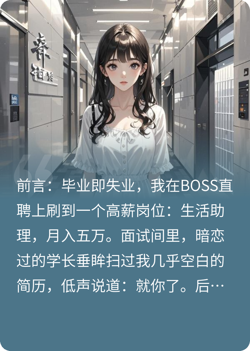 BOSS直骗，说好的假扮女友，怎么就成真的了