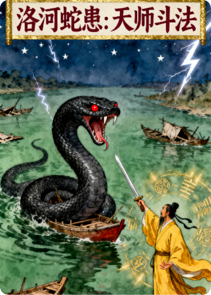 洛河蛇患：天师斗法