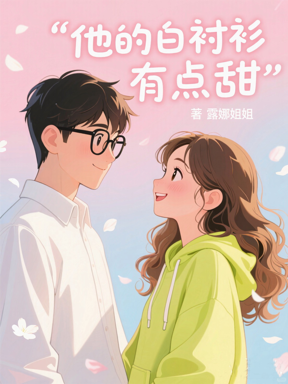 他的白衬衫有点甜