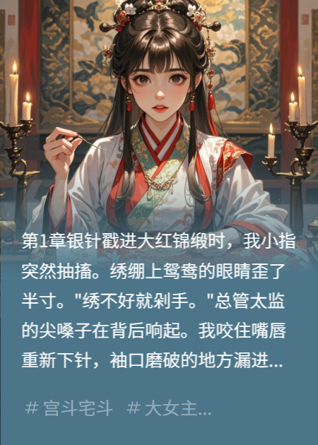绣娘今天又在王爷心上绣花了