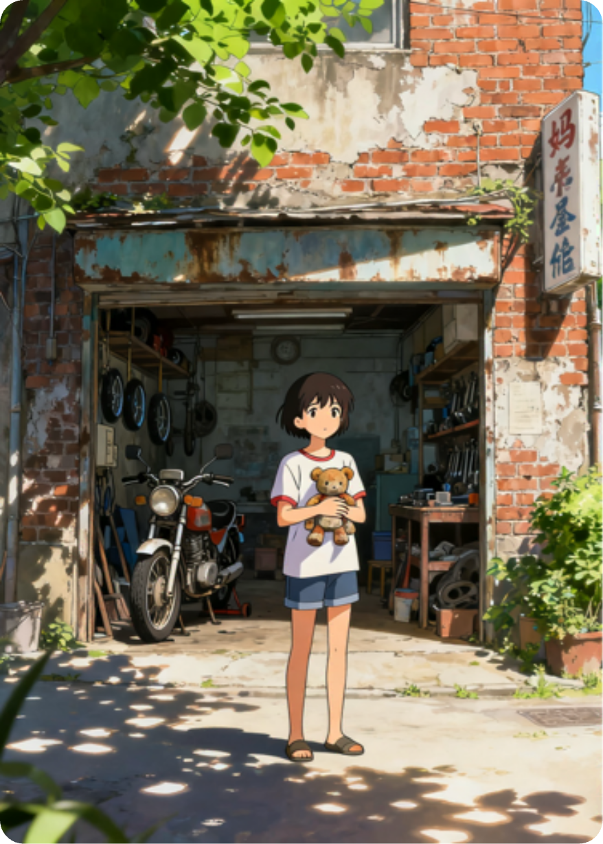 巷口修车铺的“临时”爸