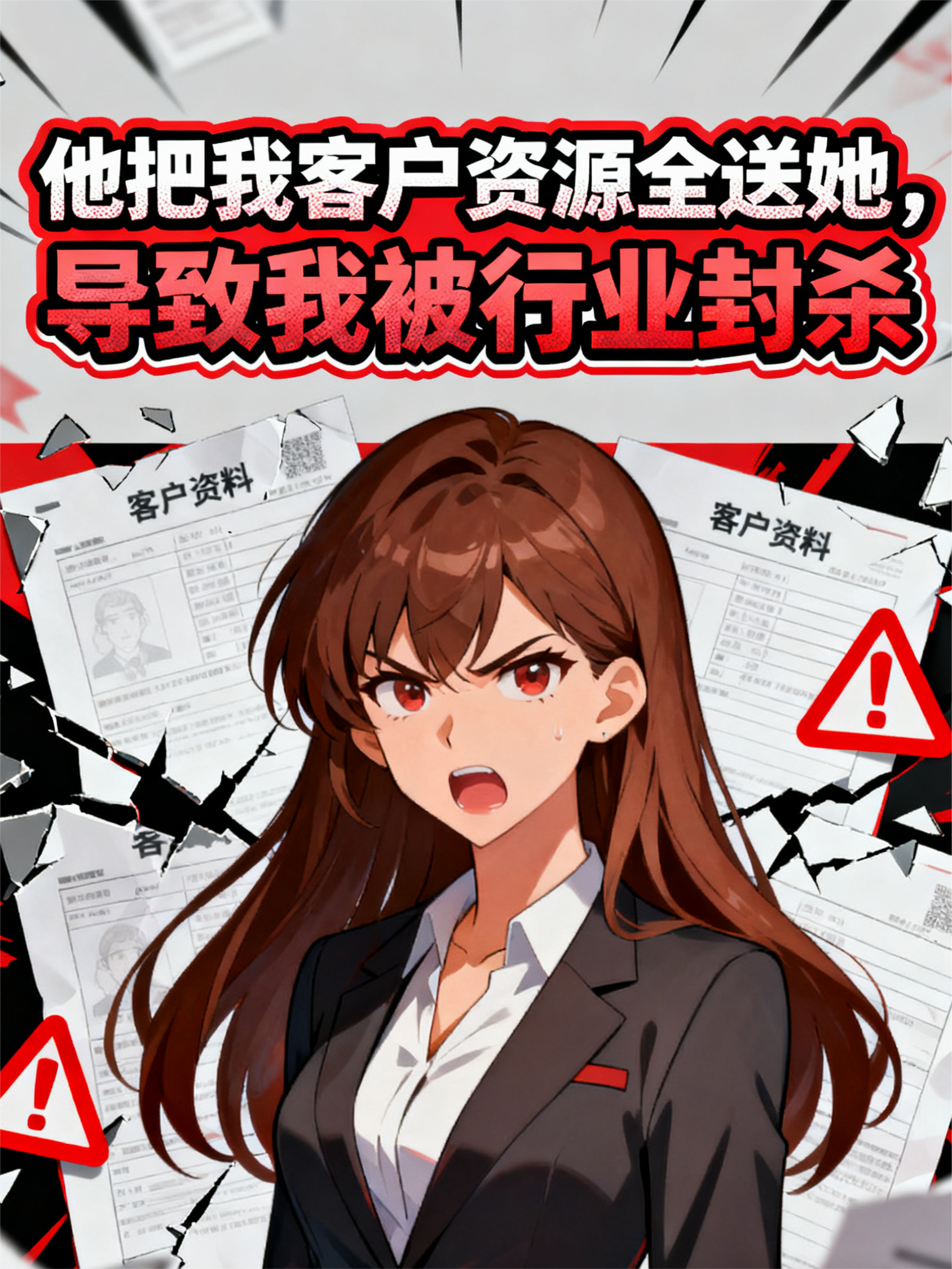 他把我客户资源全送她，导致我被行业封杀