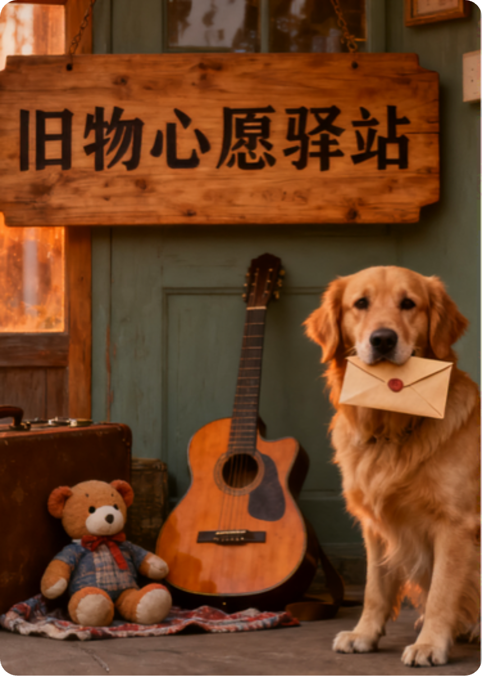 去年买的玩偶被狗叼走了