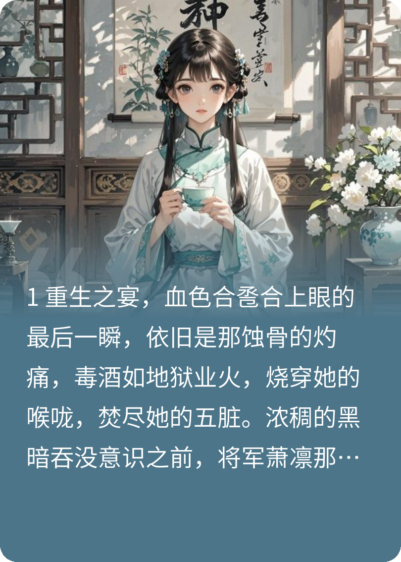 请将军饮这杯贺酒