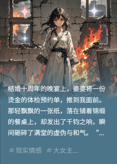 豪门十年拒生子，婆婆甩出千亿家产逼我